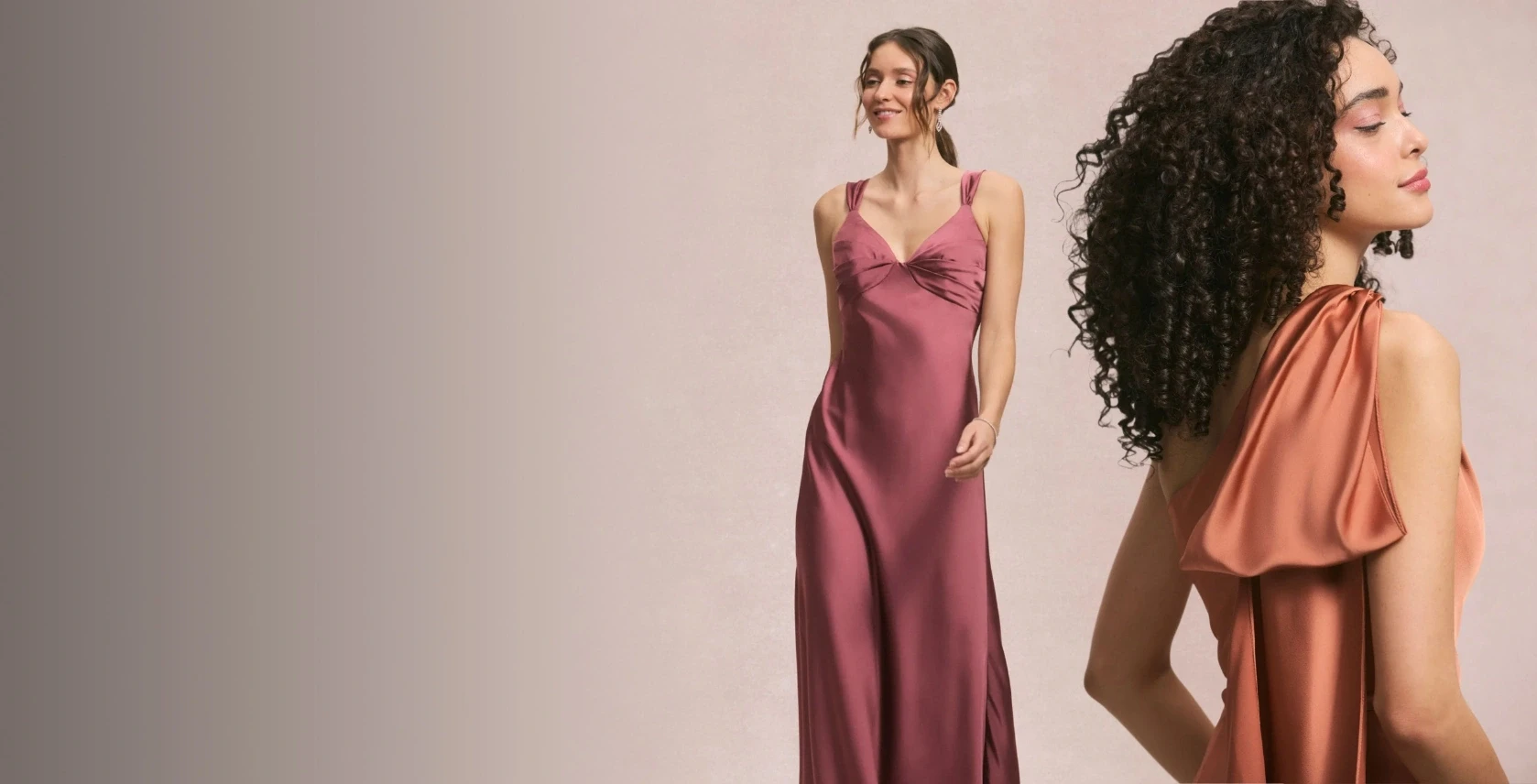 Photo of bridesmaids wearing Mori Lee dresses. Desktop image